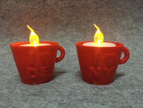 love cup household candle deco kid kids mini miniature newyork tinkercad toy 3d print model - Mito3D