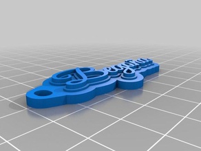 regalo bego Anahtarlık özelleştirilmiş 3d print model - Mito3D