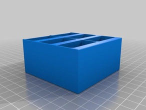 compartment box organization 3d print model - Mito3D