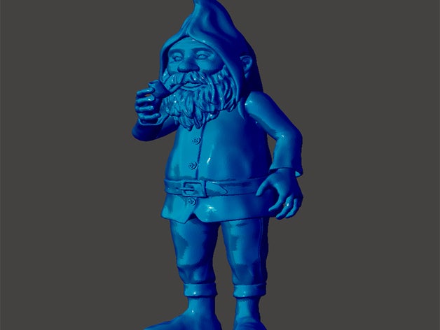 gnome smoken Modelle 3D print model - Mito3D