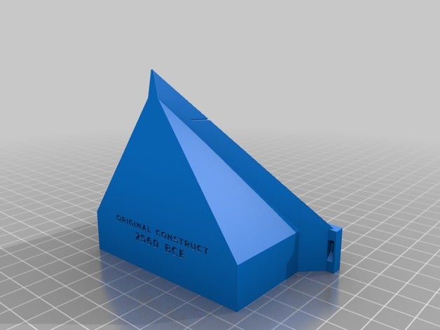 Büyük Piramit, giza öğrenme 3D print model - Mito3D