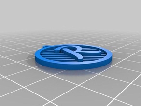 my customized keychan letter earrings 3d print model - Mito3D