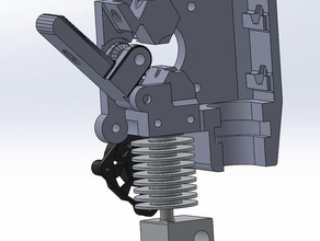 prusa i3 extrusora de 18mm sensor capacitivo 3d la impresora extrusoras sonda rework 3d print model - Mito3D