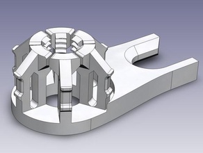 axis anti wobble 2 geetech prusa i3 27mm rod sep 3d printer parts anti-wobble nut 3d print model - Mito3D