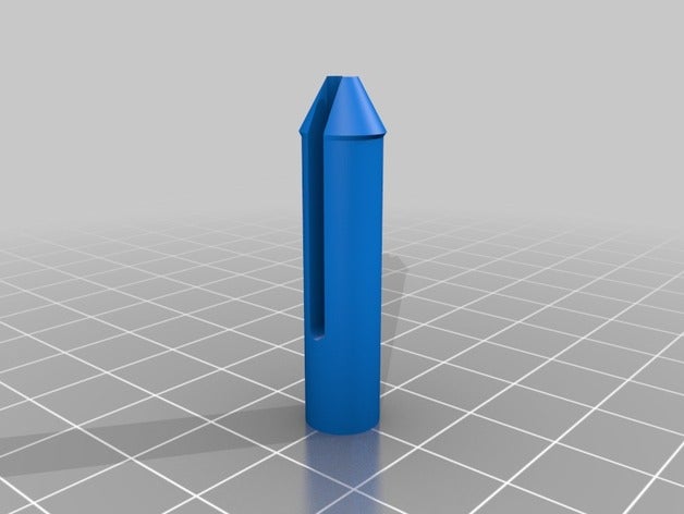 my customized through hole plug retaining pin parts 3D print model - Mito3D