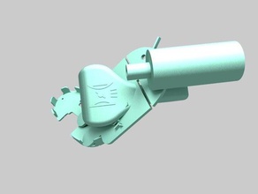 flexstruder handle other boolean presence spam steel stretch union 3d print model - Mito3D