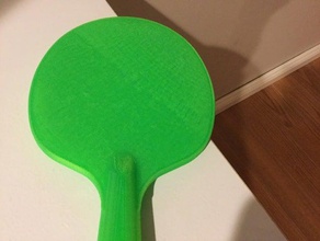 ping pong paddle texture opzionale giocattolo gioco accessori 3d print model - Mito3D