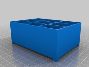 my customized bins stanleys removable compartment professional organizer organization 3d print model - Mito3D