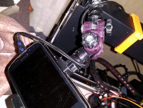 morsetto universale di montaggio telefoni cellulari, fotocamere etc mobile 3d print model - Mito3D