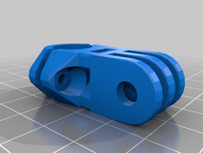 gopro esqui pólo grampo câmera personalizado 3d print model - Mito3D