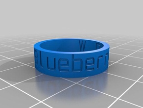 sans gaster ring rings customized 3d print model - Mito3D