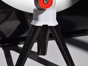 mini tripé portal edição câmera o diafragma olho torre 3d print model - Mito3D