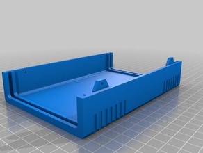 my customized box power supply bottom shell 3mm electronics 3d print model - Mito3D