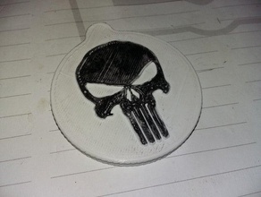 punisher beer-soda can lid household 3d print model - Mito3D