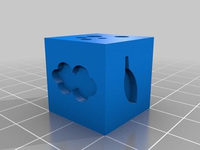 water cycle dice biology 3d print model - Mito3D