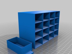 özel saklama kutusu çekmece benim organizasyon 3d print model - Mito3D