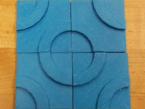 modificado truchet azulejo rompecabezas 3d print model - Mito3D