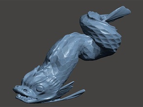 catfishpoisson-chat Tiere Modell 3d print model - Mito3D