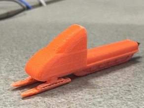 skidoo &eacutelan kalem ofis kızak küçük çalışma 3d print model - Mito3D