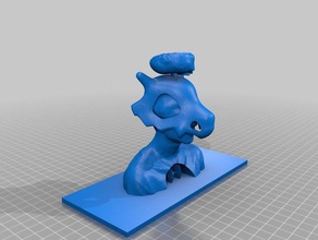 cubone 3d baskı 3d print model - Mito3D