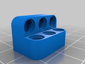 mon personnalisés lego technic support leght 3 la construction jouets 3d print model - Mito3D