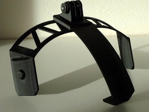 gopro casque attachement cygnus sport à l'extérieur 3d print model - Mito3D