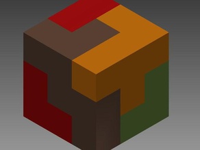 puzzle cube construction toys 3d print model - Mito3D