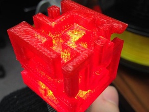 maze cube calibration other 3d slash 3d print model - Mito3D