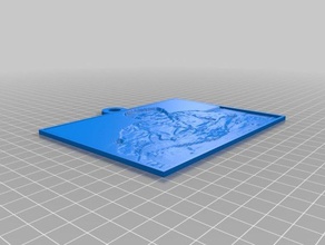 noyan lithopane 2d Kunst angepasst 3d print model - Mito3D