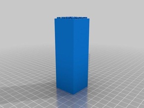 fat pillar construction toys customized 3d print model - Mito3D