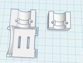 prusa i3 singolo bowden cavo della testina di stampa titolare 3d la stampante parti doppio estrusore 3d print model - Mito3D