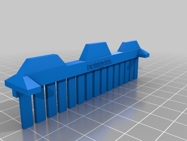 my customized electrophoresis comb biology 3D print model - Mito3D