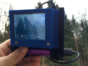 Himbeer-ir-Kamera erstellt von freecad raspberry pi 3d print model - Mito3D
