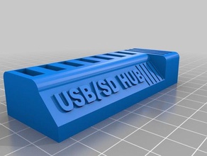 usbsd hub bilgisayar 3d print model - Mito3D