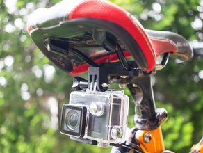 gopro bicycle seat mount camera 3d print model - Mito3D