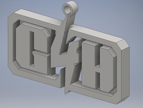 gunz embaucher un trousseau de clés porte-clés 3d hardstyle 3d print model - Mito3D