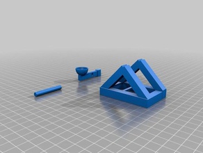 lavoro giocattolo catapulta meccanica giocattoli 3d print model - Mito3D
