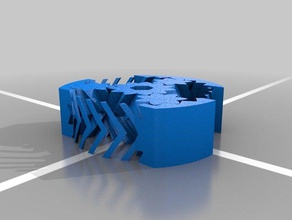 scaled planetary gear box parts customized 3d print model - Mito3D