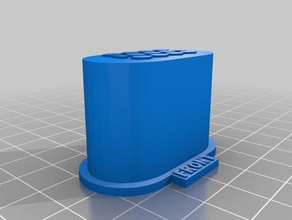 flush button toilet bathroom 3d print model - Mito3D