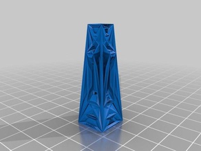 my fractal thing math art customized 3d print model - Mito3D