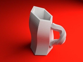 hex cup tools blender solidworks 3d print model - Mito3D