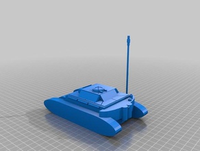 serbatoio di battaglia principale veicoli 3d print model - Mito3D