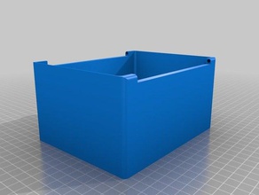 mag couvercle de la boîte 100x150 les conteneurs personnalisé 3d print model - Mito3D