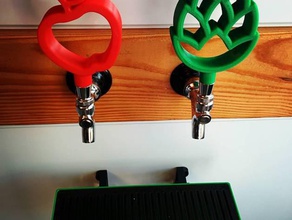 apple cider tap lever kitchen dining beer handle kegerator 3d print model - Mito3D