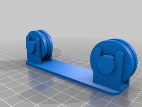completamente stampabile facile alloggiamento 3d la stampante accessori Stampante filamento della bobina di titolare openscad spoolholder spool rullo 3d print model - Mito3D