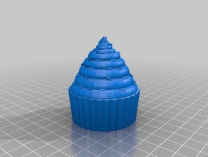 cupcake decoración el postre de relleno no 3d print model - Mito3D