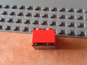 lego duplo Grundplatte mit 4 pins Bau - Spielzeug adapter block brick kompatibel lego-block Stein 3d print model - Mito3D