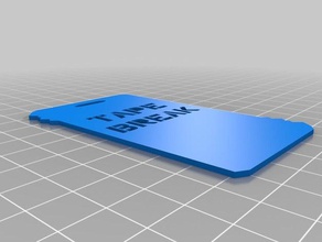 la insignia de cinta corte 3d impresión 3d print model - Mito3D