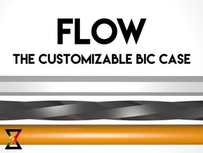 flow-the customizable bic case tools customizer designproject makeredchallenge openscad 3d print model - Mito3D