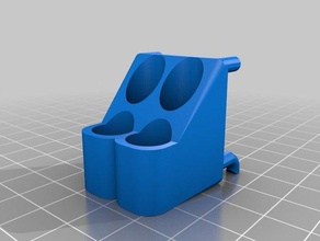 2 10 au pegboard tool holders boxes customized 3d print model - Mito3D